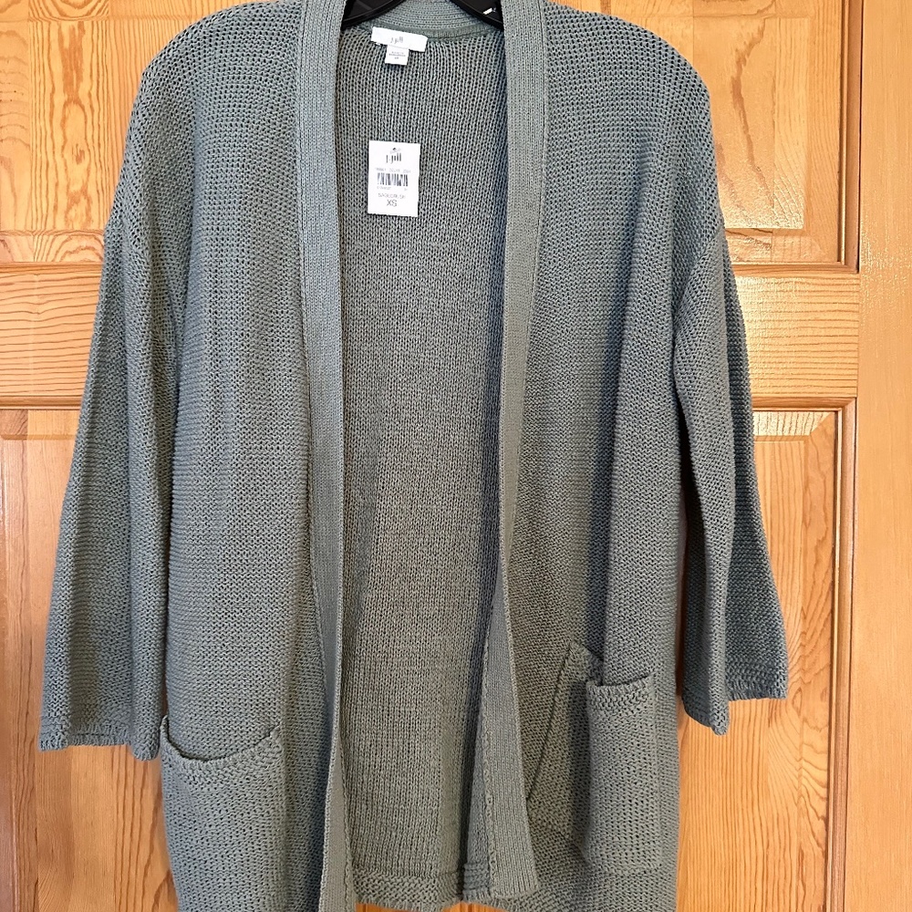Brand New J.Jill Open Front Cardigan (Size XS)
